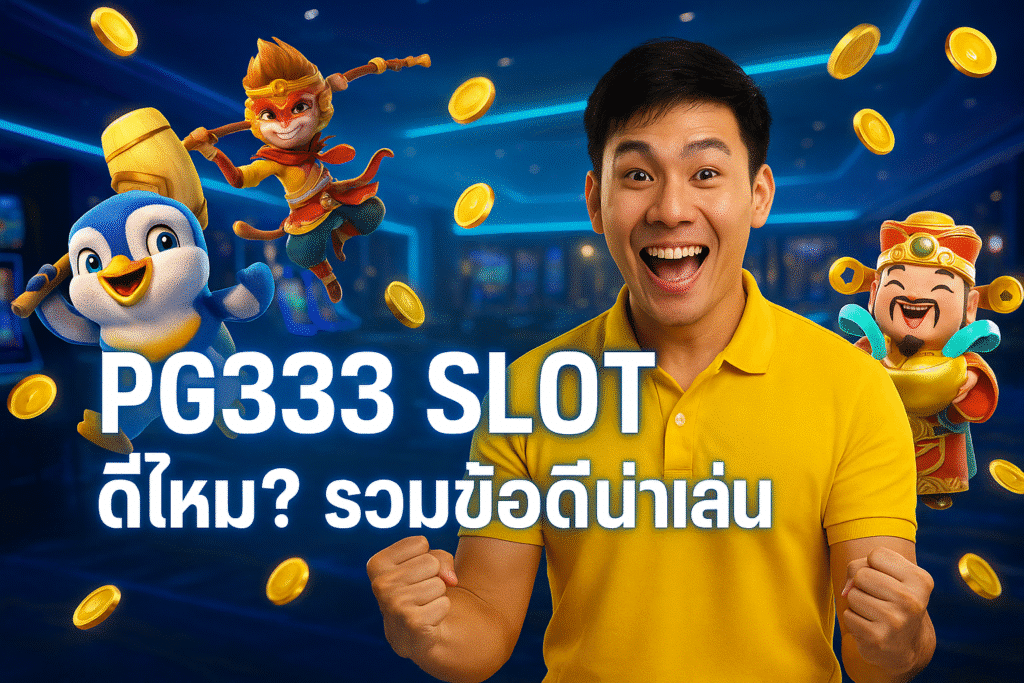 PG333 SLOT ดีไหม? รวมข้อดีน่าเล่น