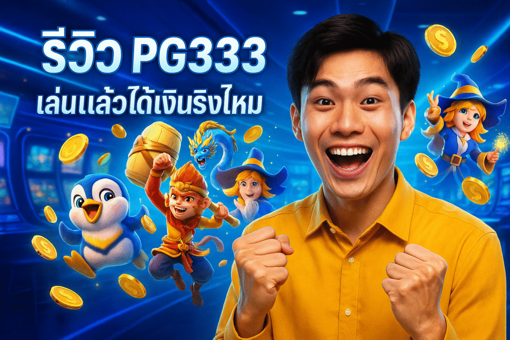 รีวิว PG333 SLOT เล่นแล้วได้เงินจริงไหม?