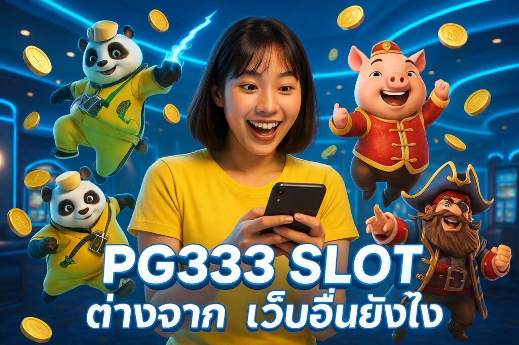 PG333 SLOT ต่างจากเว็บอื่นยังไง?