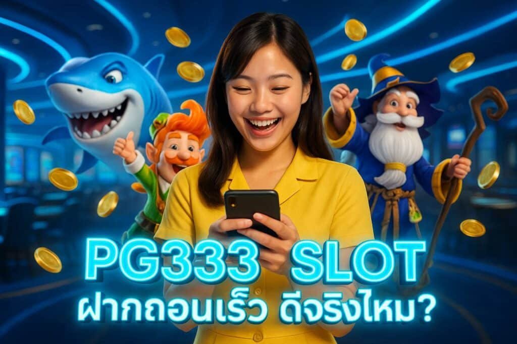 PG333 SLOT ฝากถอนเร็ว ดีจริงไหม?