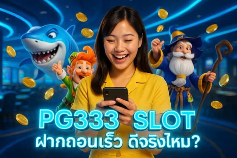 PG333 SLOT ฝากถอนเร็ว ดีจริงไหม?