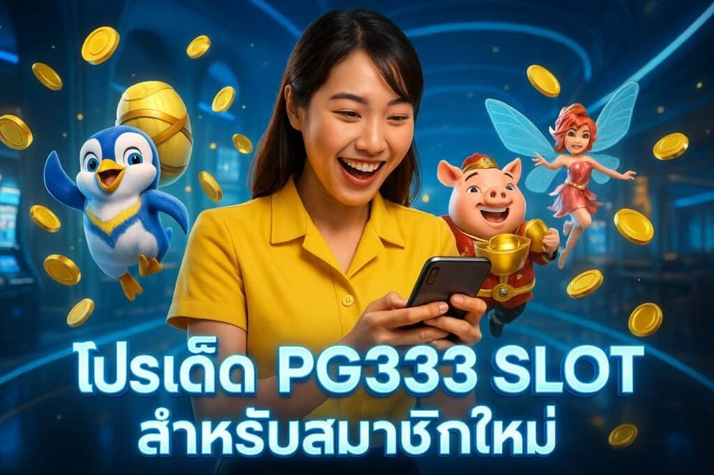โปรเด็ด PG333 SLOT สำหรับสมาชิกใหม่